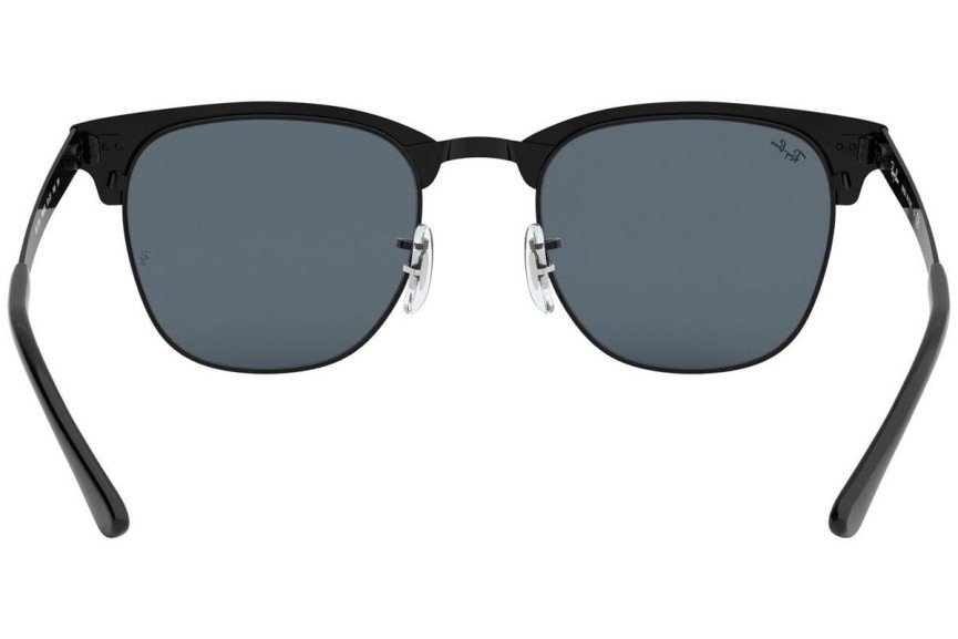 Ochelari de soare Ray-Ban Clubmaster Metal RB3716 186/R5 Browline Negri