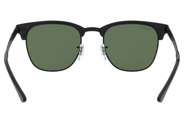 Napszemüvegek Ray-Ban Clubmaster Metal RB3716 186/58 Polarized Browline Fekete