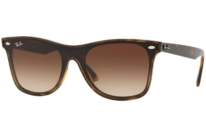 Okulary przeciwsłoneczne Ray-Ban Blaze Wayfarer Blaze Collection RB4440N 710/13 Kwadratowe Havana