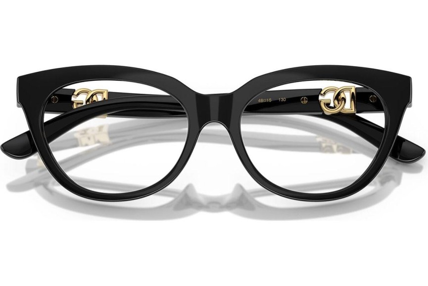 szemüvegeinket Dolce & Gabbana DX5005U 501 Szogletes Fekete