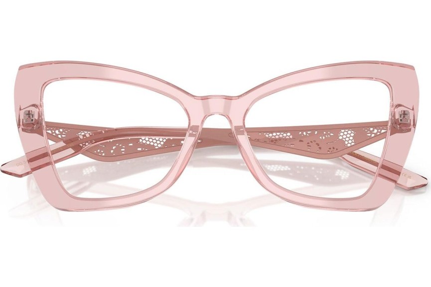 Briller Dolce & Gabbana DG3409 3226 Cat Eye Pink