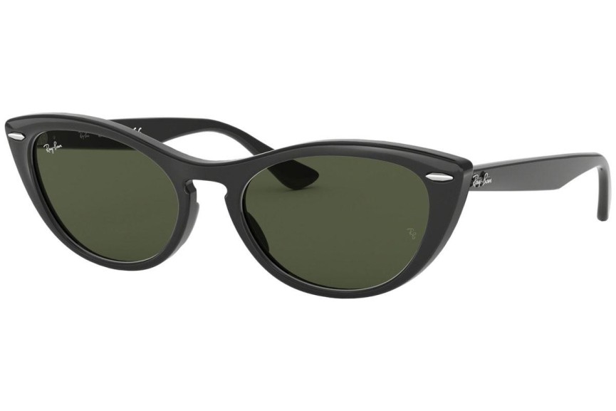 Okulary przeciwsłoneczne Ray-Ban Nina RB4314N 601/31 Kocie oczy Czarne
