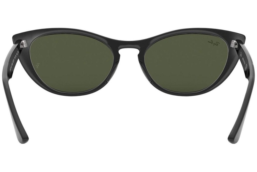 Okulary przeciwsłoneczne Ray-Ban Nina RB4314N 601/31 Kocie oczy Czarne