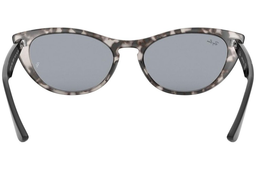 Okulary przeciwsłoneczne Ray-Ban Nina RB4314N 1250Y5 Kocie oczy Szare