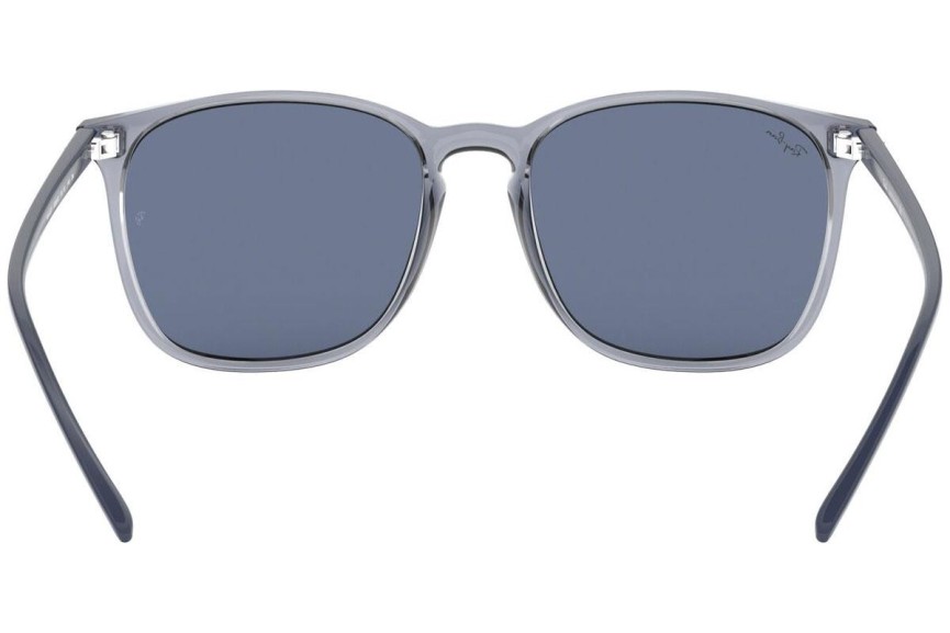 Ochelari de soare Ray-Ban RB4387 639980 Pătrați Albaștri