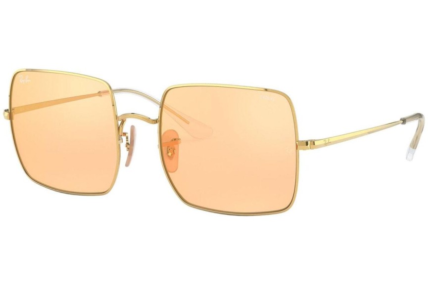 Okulary przeciwsłoneczne Ray-Ban Square RB1971 001/B4 Kwadratowe Złote
