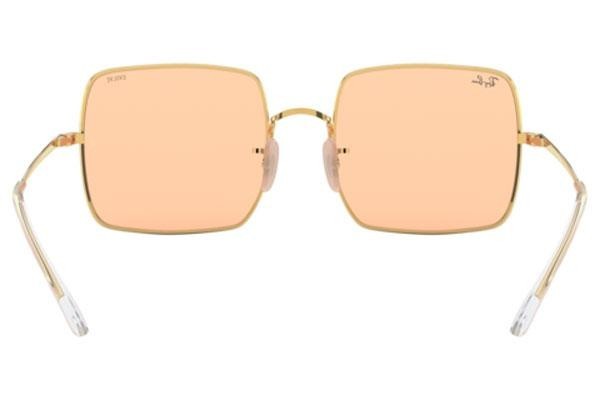 Okulary przeciwsłoneczne Ray-Ban Square RB1971 001/B4 Kwadratowe Złote