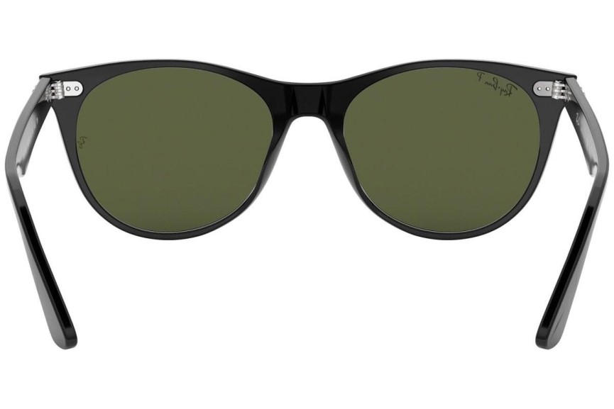 Okulary przeciwsłoneczne Ray-Ban Wayfarer II Classic RB2185 901/58 Polarized Kwadratowe Czarne