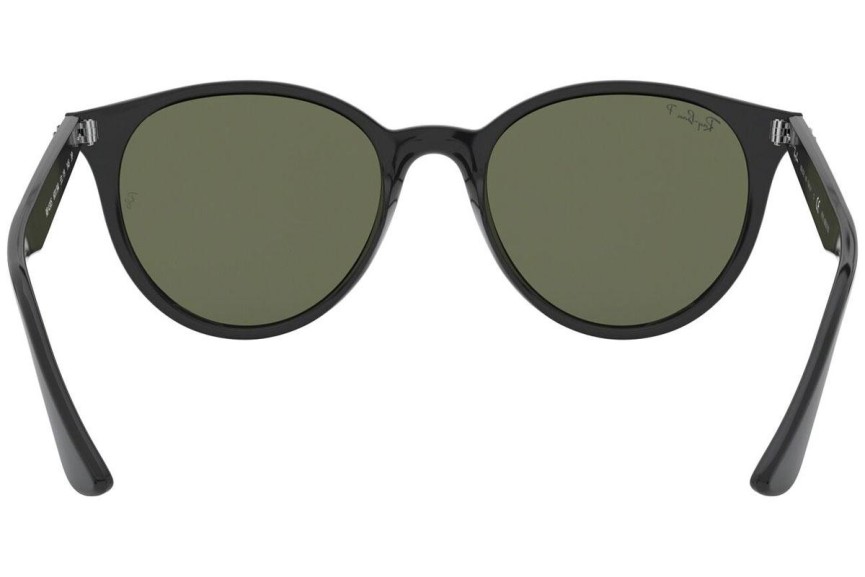 Sunčane naočale Ray-Ban RB4305 601/9A Polarized Okrugao Crni