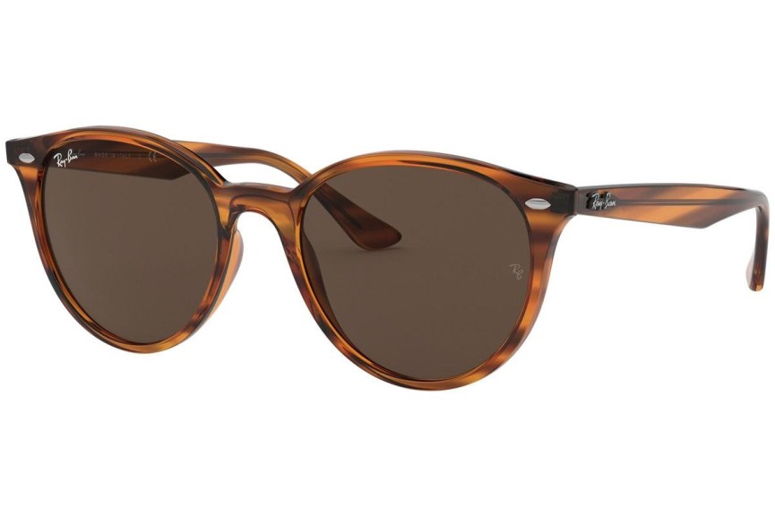 Okulary przeciwsłoneczne Ray-Ban RB4305 820/73 Okrągłe Brązowe