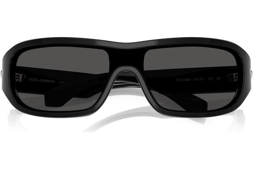 Okulary przeciwsłoneczne Dolce & Gabbana DG4486 501/87 Prostokątne Czarne