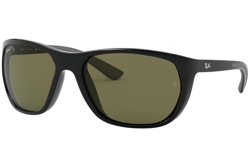 Okulary przeciwsłoneczne Ray-Ban RB4307 601/9A Polarized Kwadratowe Czarne