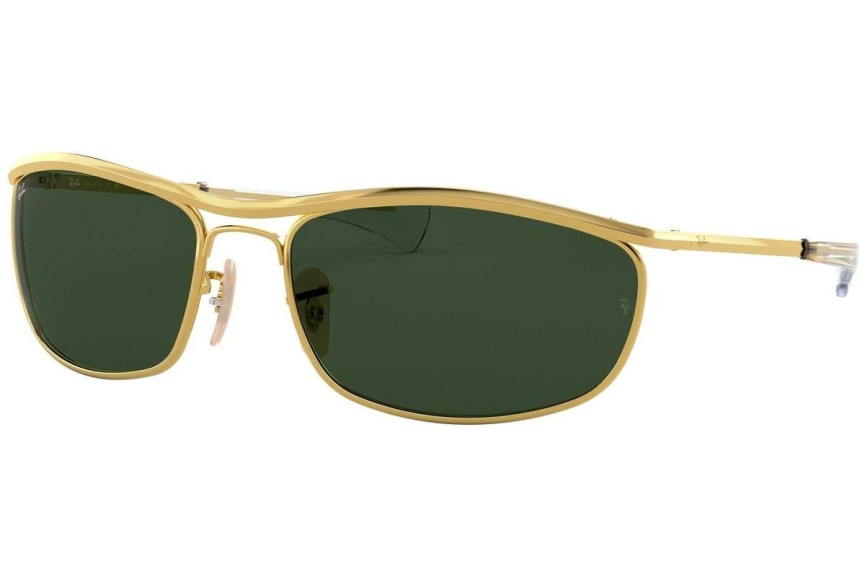 Okulary przeciwsłoneczne Ray-Ban Olympian I Deluxe RB3119M 001/31 Prostokątne Złote