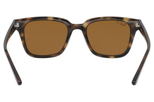 Okulary przeciwsłoneczne Ray-Ban RB4323 710/83 Polarized Kwadratowe Havana