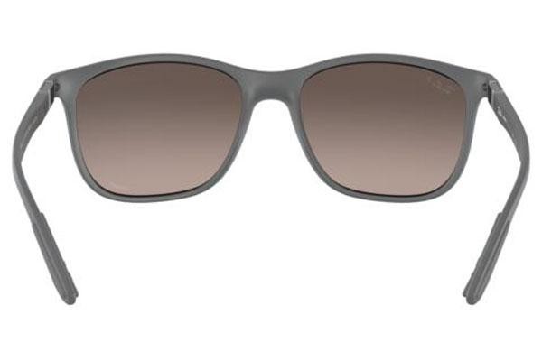 Okulary przeciwsłoneczne Ray-Ban Chromance Chromance Collection RB4330CH 60175J Polarized Kwadratowe Szare