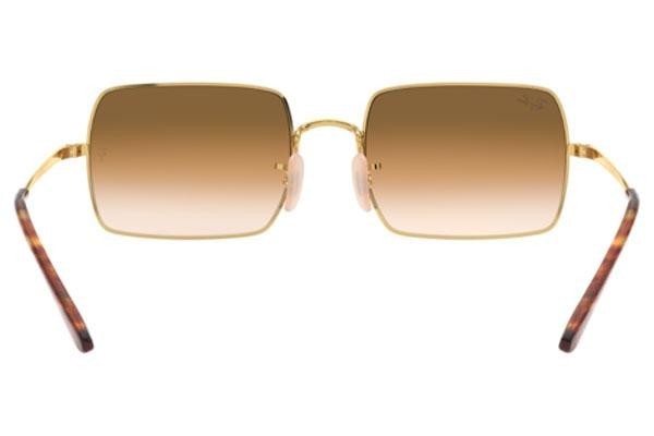 Okulary przeciwsłoneczne Ray-Ban Rectangle RB1969 914751 Kwadratowe Złote