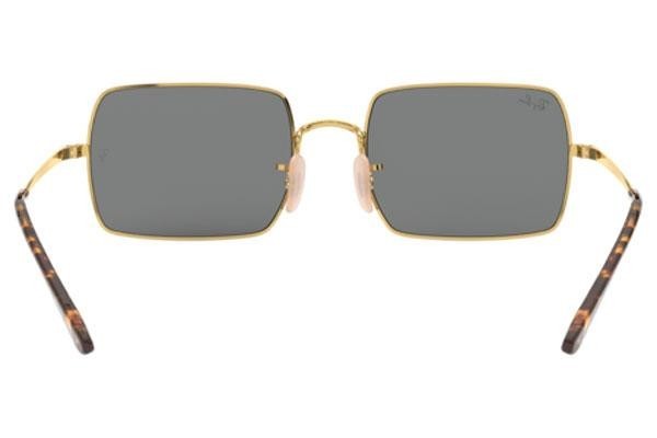 Okulary przeciwsłoneczne Ray-Ban Rectangle RB1969 9150B1 Kwadratowe Złote