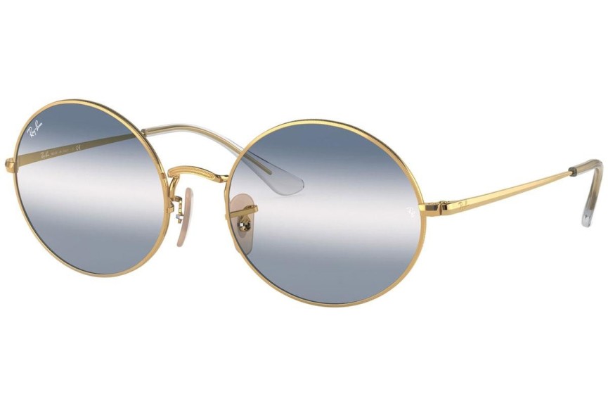 Okulary przeciwsłoneczne Ray-Ban Oval RB1970 001/GA Okrągłe Złote