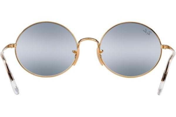 Okulary przeciwsłoneczne Ray-Ban Oval RB1970 001/GA Okrągłe Złote