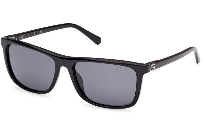 Napszemüvegek Guess GU00169 01D Polarized Szogletes Fekete