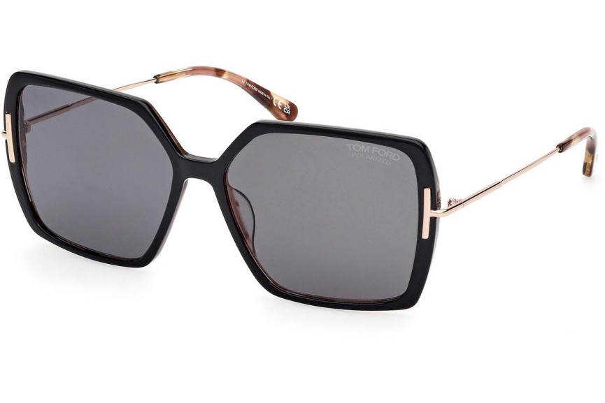 Слънчеви очила Tom Ford FT1039 05D Polarized Квадратни Черна