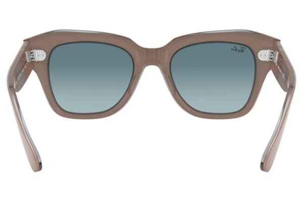 Okulary przeciwsłoneczne Ray-Ban State Street RB2186 12973M Kwadratowe Beżowe