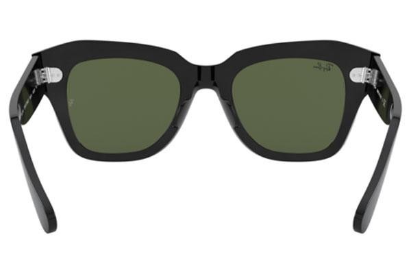 Aurinkolasit Ray-Ban State Street RB2186 901/31 Kulmikkaat Musta