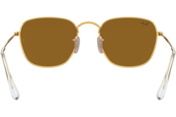 Okulary przeciwsłoneczne Ray-Ban Frank RB3857 919633 Kwadratowe Złote