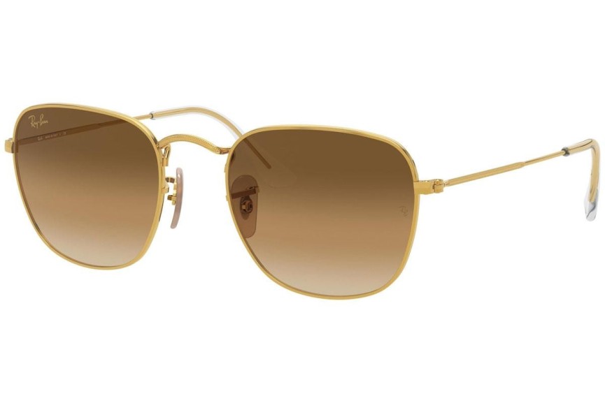 Okulary przeciwsłoneczne Ray-Ban Frank RB3857 919651 Kwadratowe Złote