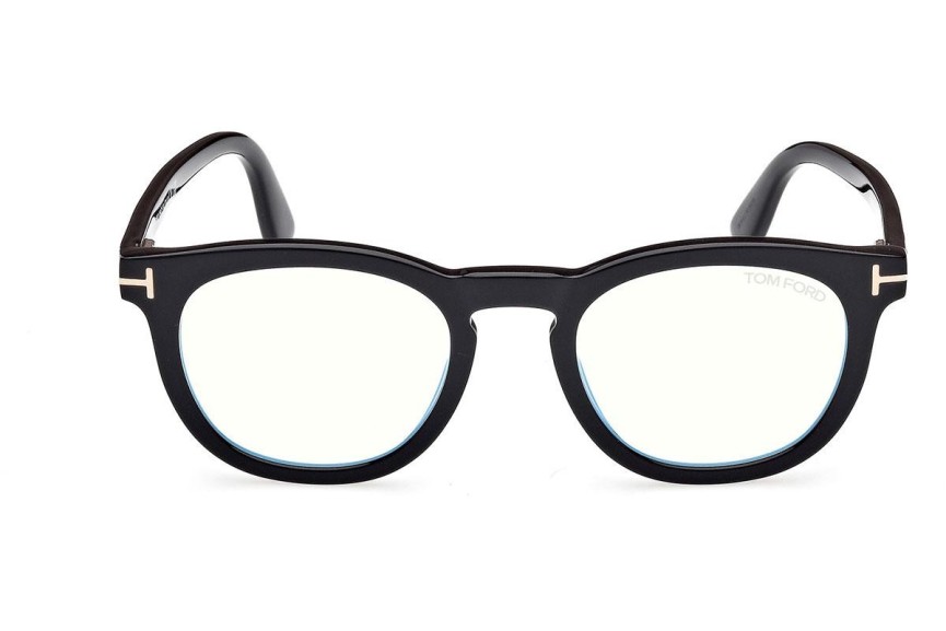 Okulary korekcyjne Tom Ford FT5993-B 001 Kwadratowe Czarne