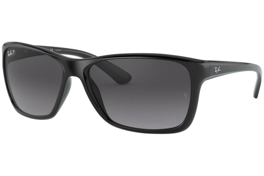 Okulary przeciwsłoneczne Ray-Ban RB4331 601/T3 Polarized Prostokątne Czarne