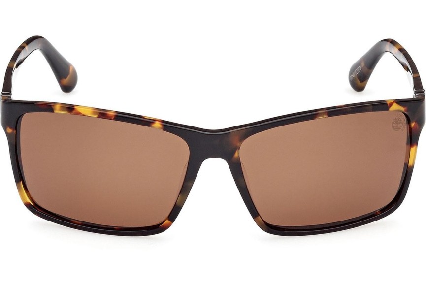 Слънчеви очила Timberland TB00032 52H Polarized Квадратни Хавана