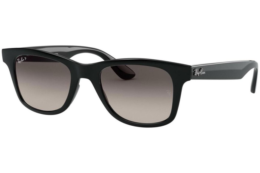 Okulary przeciwsłoneczne Ray-Ban RB4640 601/M3 Polarized Kwadratowe Czarne