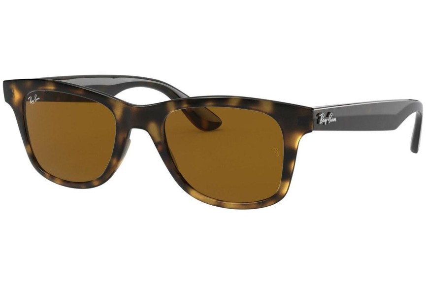 Okulary przeciwsłoneczne Ray-Ban RB4640 710/33 Kwadratowe Havana