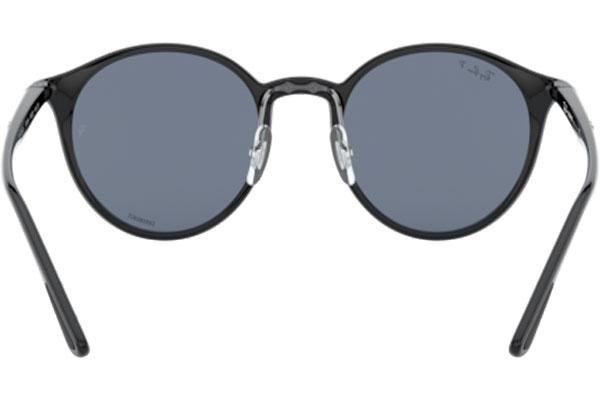 Okulary przeciwsłoneczne Ray-Ban Chromance Collection RB4336CH 601/BA Polarized Okrągłe Czarne