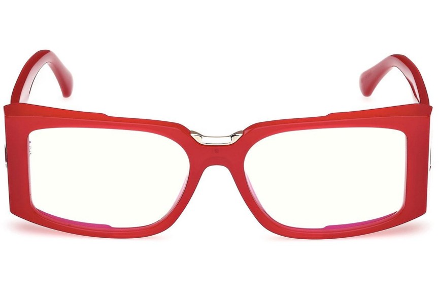 Okulary korekcyjne Max Mara MM5157-B 066 blue-light [non-prescription] Prostokątne Czerwone