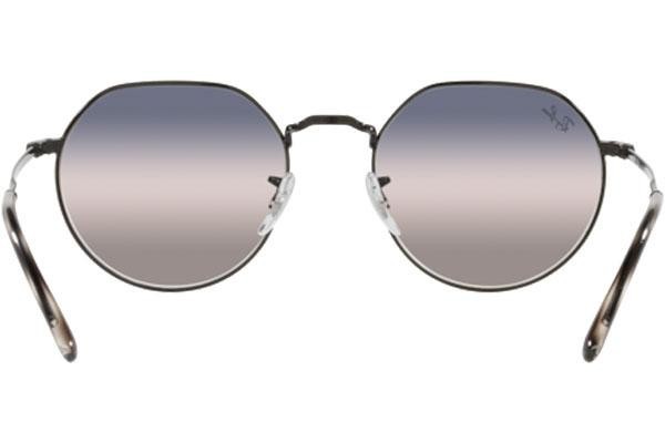 Okulary przeciwsłoneczne Ray-Ban Jack RB3565 002/GE Okrągłe Czarne