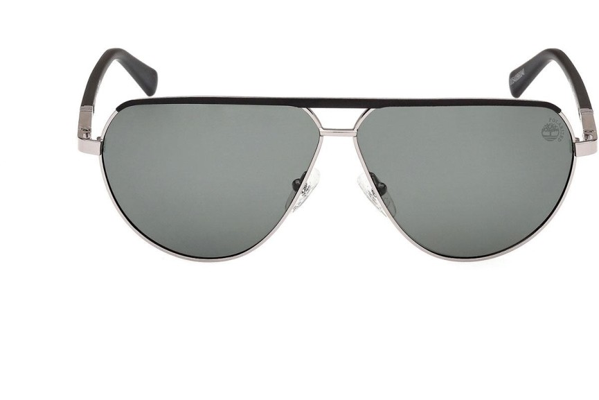 Слънчеви очила Timberland TB00028 08R Polarized Пилотни Сребърна