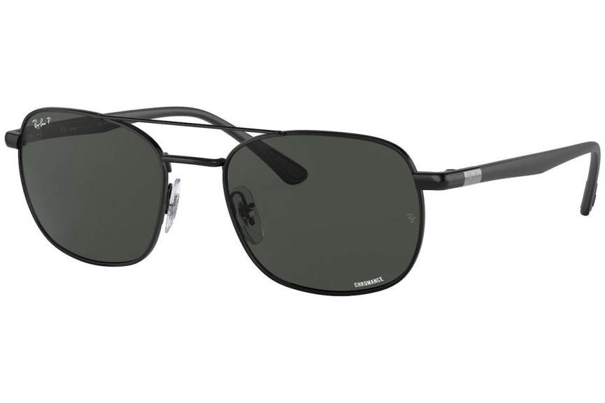 Okulary przeciwsłoneczne Ray-Ban Chromance Collection RB3670CH 002/K8 Polarized Kwadratowe Czarne
