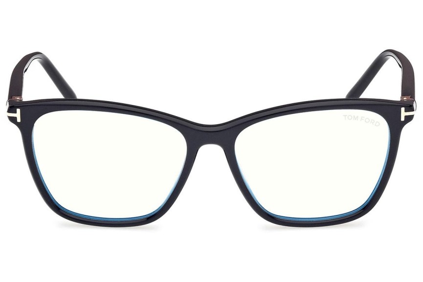 Okulary korekcyjne Tom Ford FT5989-B 001 Kwadratowe Czarne