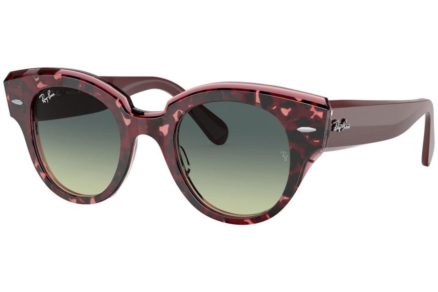 Okulary przeciwsłoneczne Ray-Ban Roundabout RB2192 1323BH Okrągłe Havana