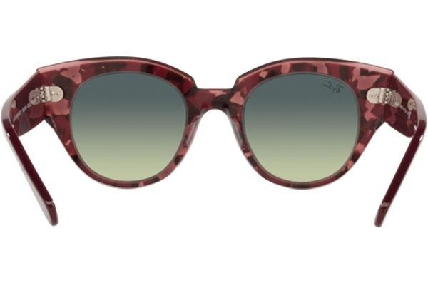 Okulary przeciwsłoneczne Ray-Ban Roundabout RB2192 1323BH Okrągłe Havana