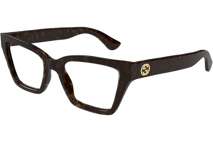 Okulary korekcyjne Gucci GG1715O 002 Kwadratowe Havana