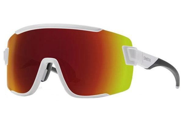 Okulary przeciwsłoneczne Smith WILDCAT 0BK/X6 Pojedyncze | Shield Białe