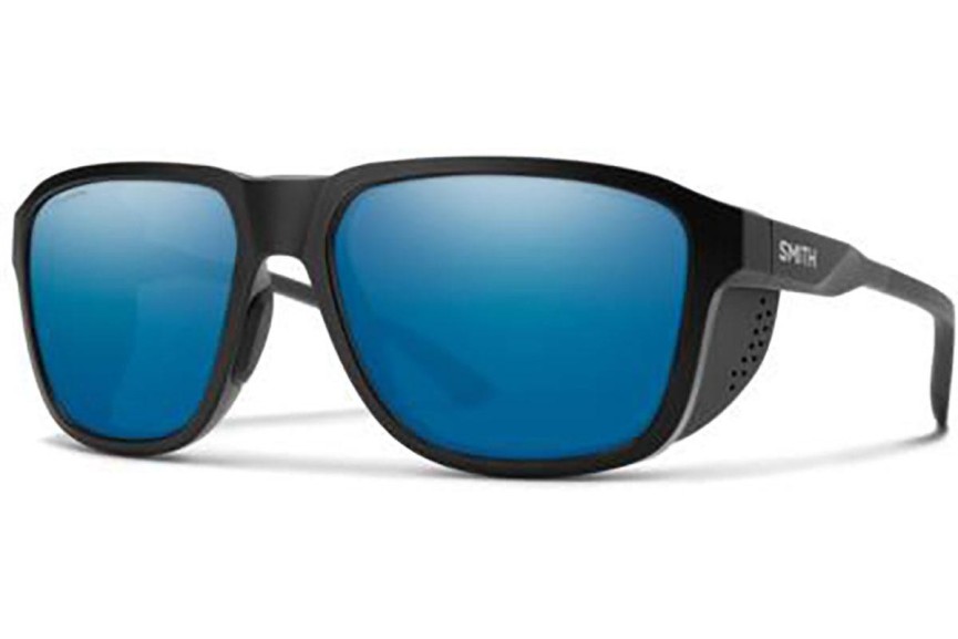 Okulary przeciwsłoneczne Smith EMBARK 01T/QG Polarized Kwadratowe Czarne