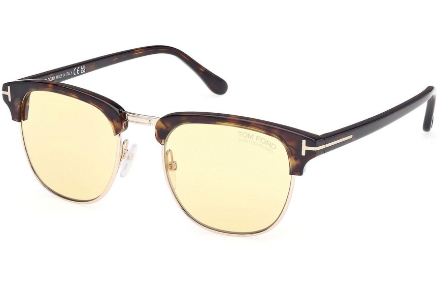 Okulary przeciwsłoneczne Tom Ford Henry FT0248 52E Browline Havana