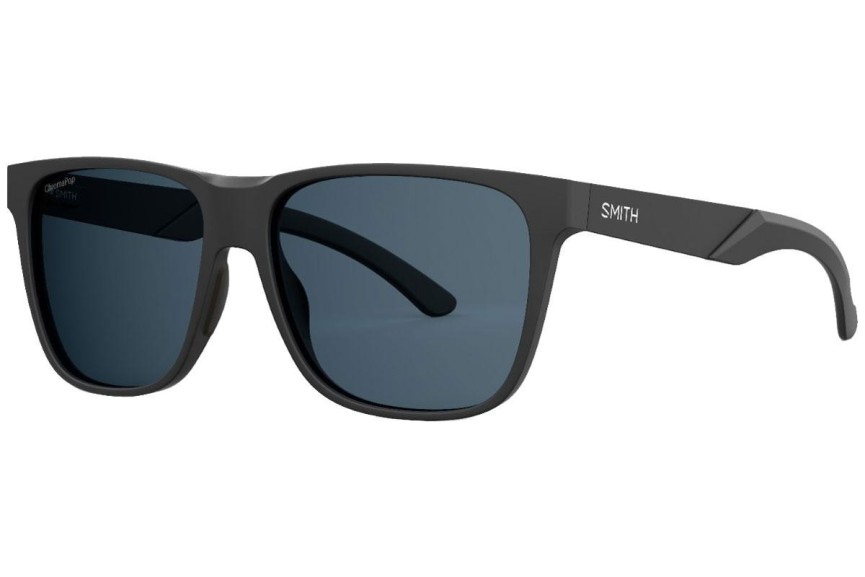 Okulary przeciwsłoneczne Smith Lowdown Steel XL 003/6N Polarized Kwadratowe Czarne