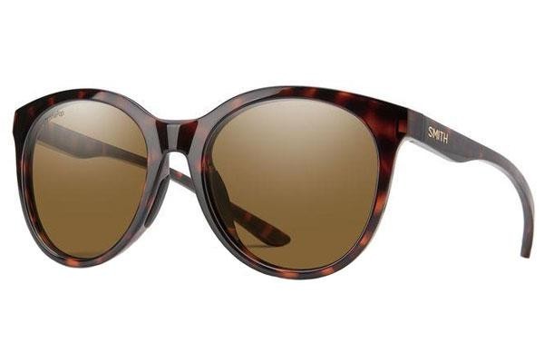 Zonnebril Smith BAYSIDE 086/L5 Polarized Ronde Havana