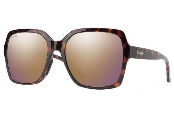 Solbriller Smith FLARE 086/9V Polarized Firkantet Havana