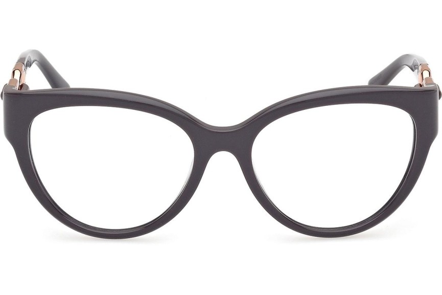 Okulary korekcyjne Guess GU50182 020 Kocie oczy Szare